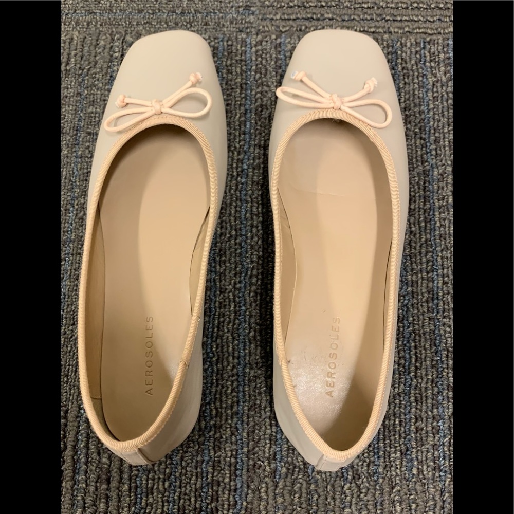 Leather Ballerina “Catalina” flat by Aerosoles. New w/o Box!
